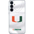 University of Miami White Jersey Galaxy A35 5G Skin